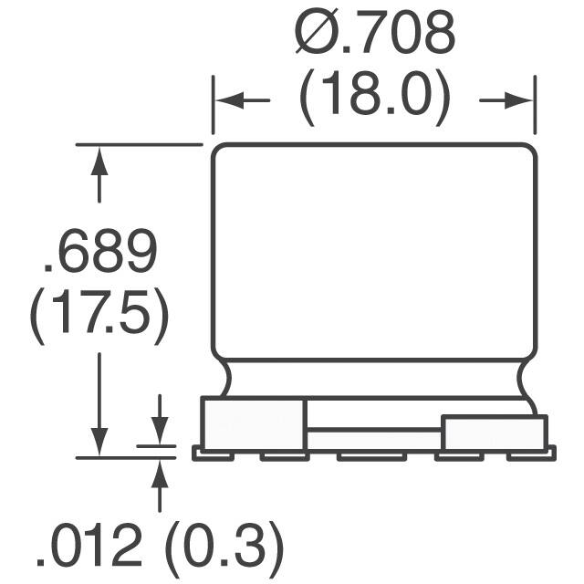 MAL214699812E3 Vishay Beyschlag/Draloric/BC Components  Condensadores electrolíticos de aluminio